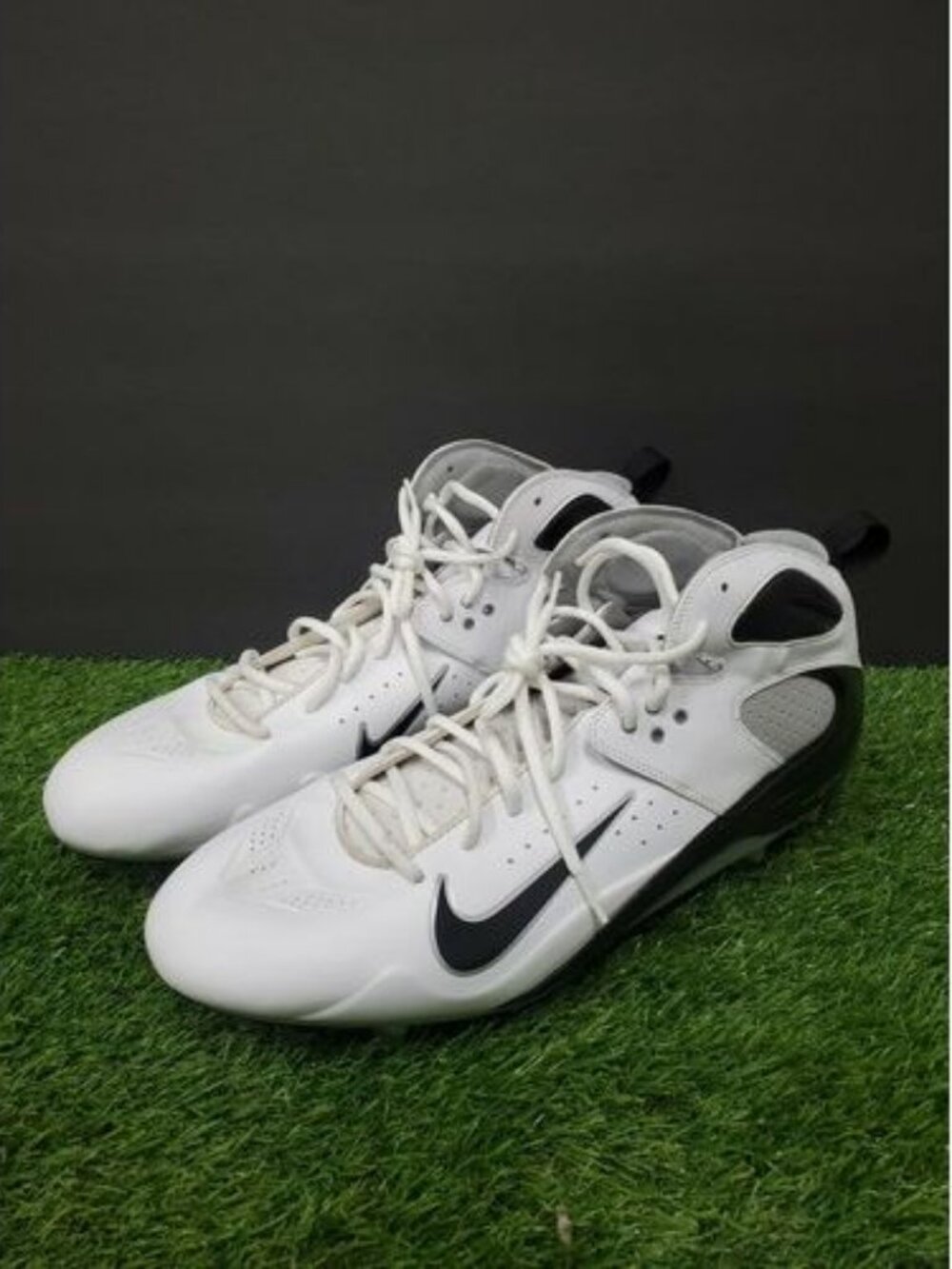 NIKE Air Zoom Blade Pro TD Cleats Football WHT-Bl Men's Sz 16 Shoes 315791-101